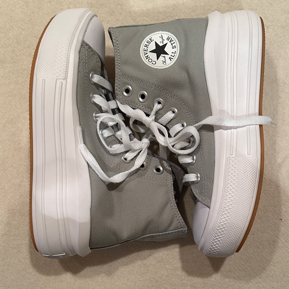 Converse Chuck Taylor All Star Move Platform sage sz 6 - Picture 2 of 5
